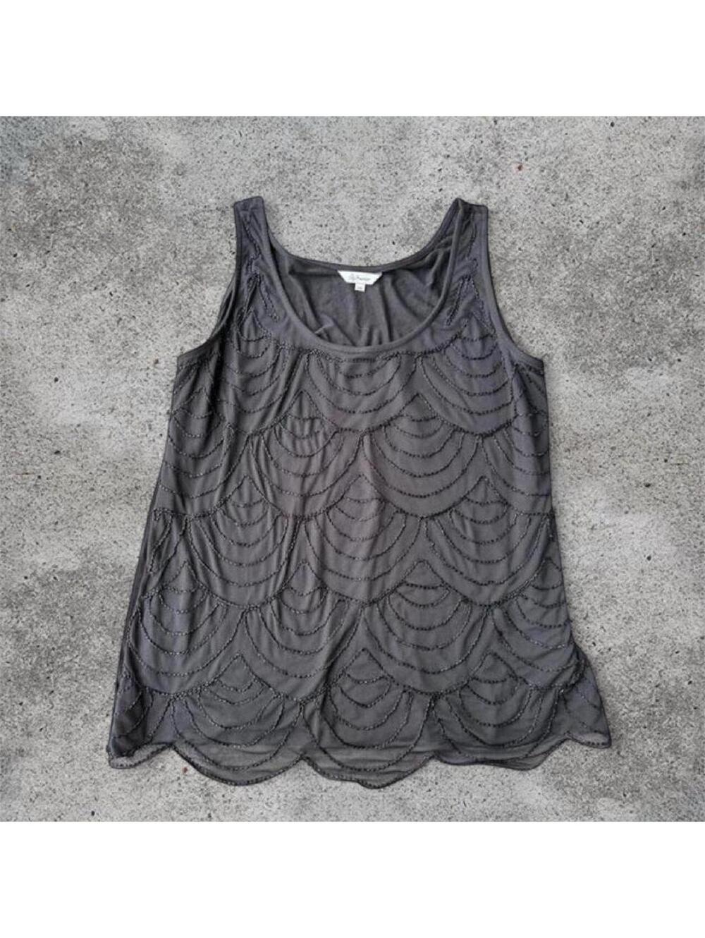 Reitmans black sequin cami